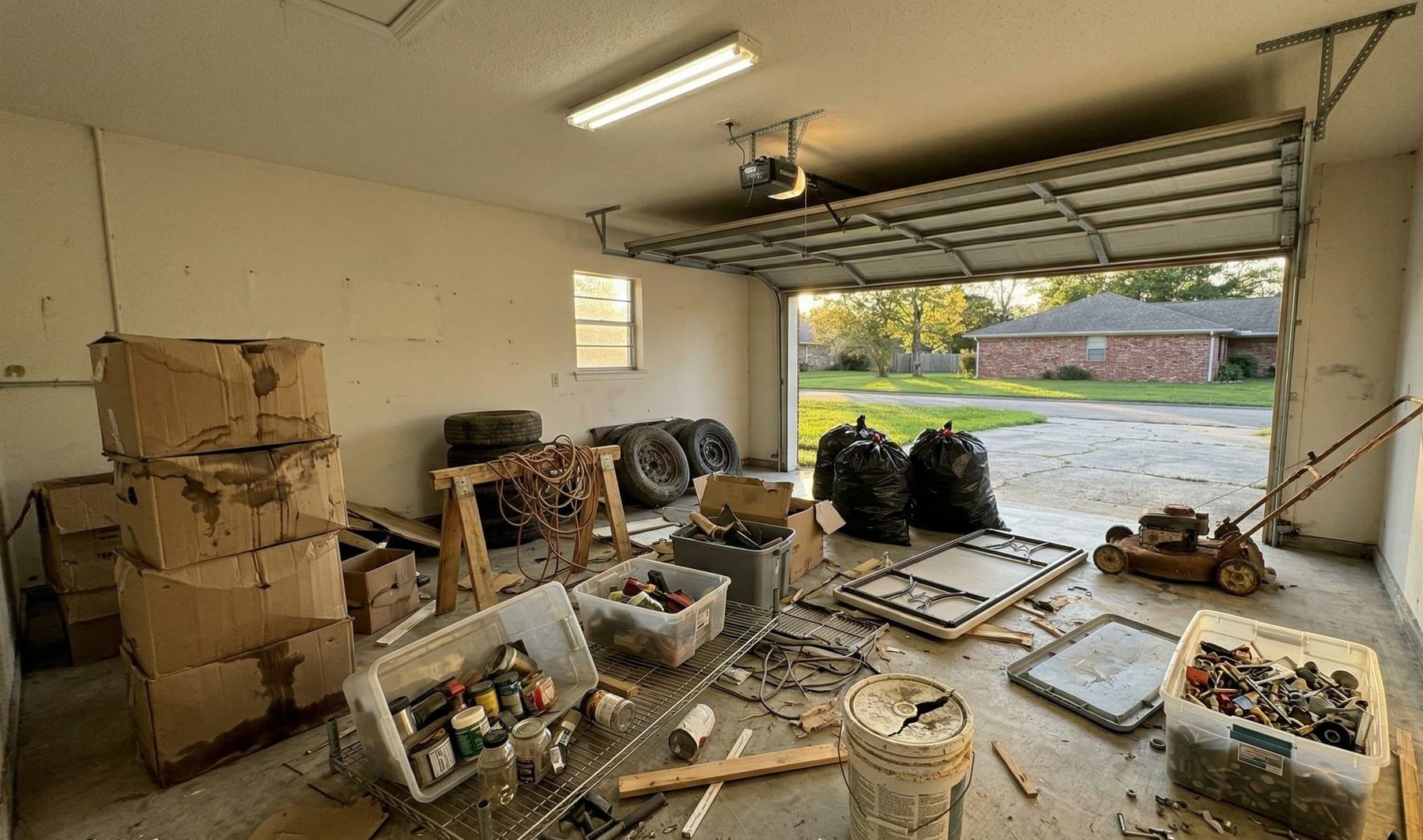 Garage reset before transformation
