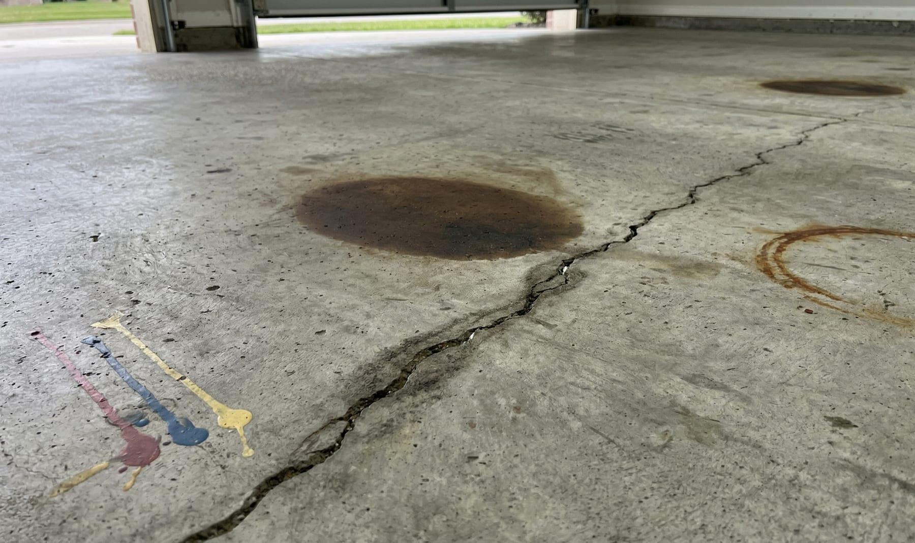 Concrete floor before Gator Coat