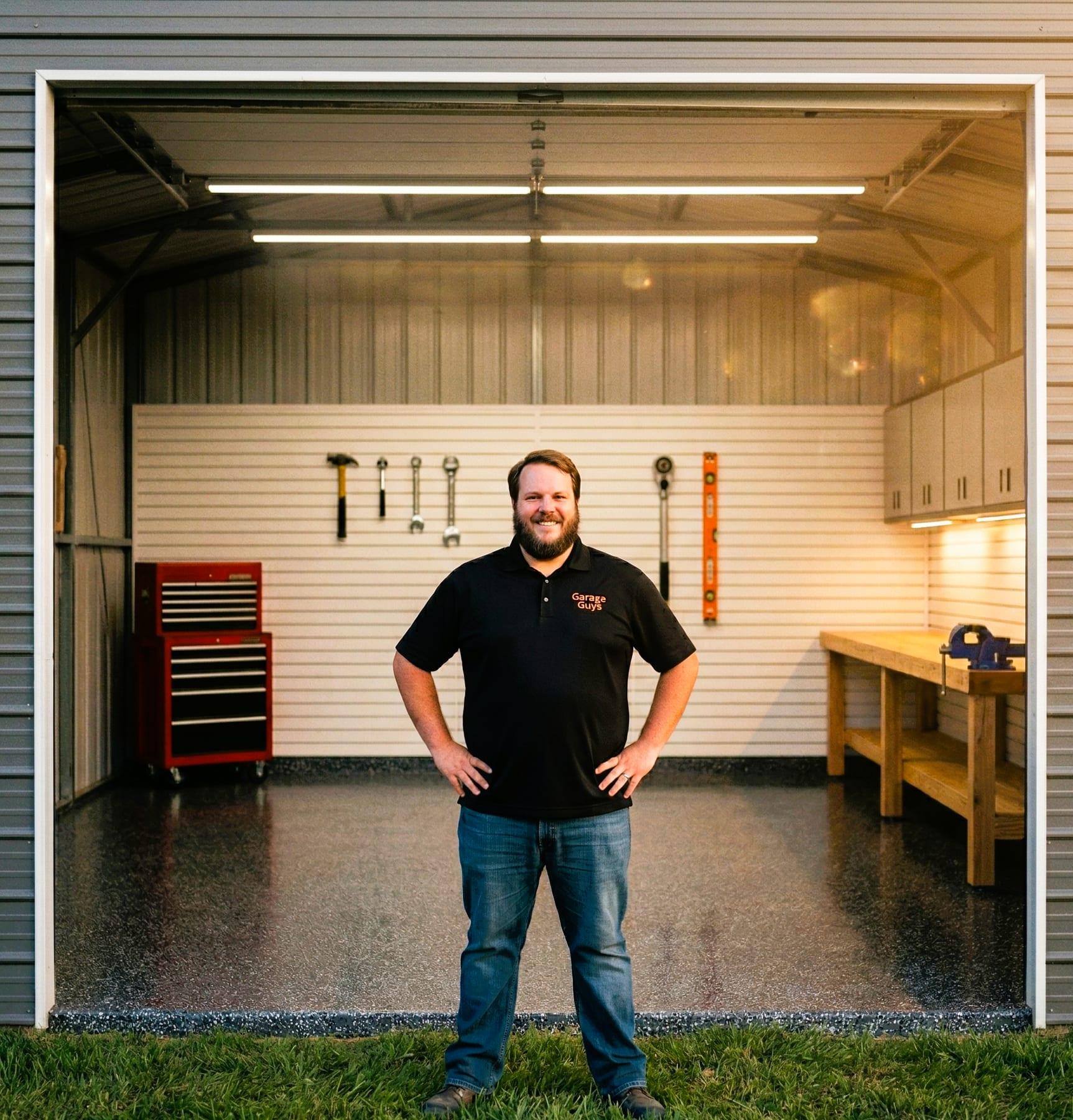 Owner Jake Higgins on site